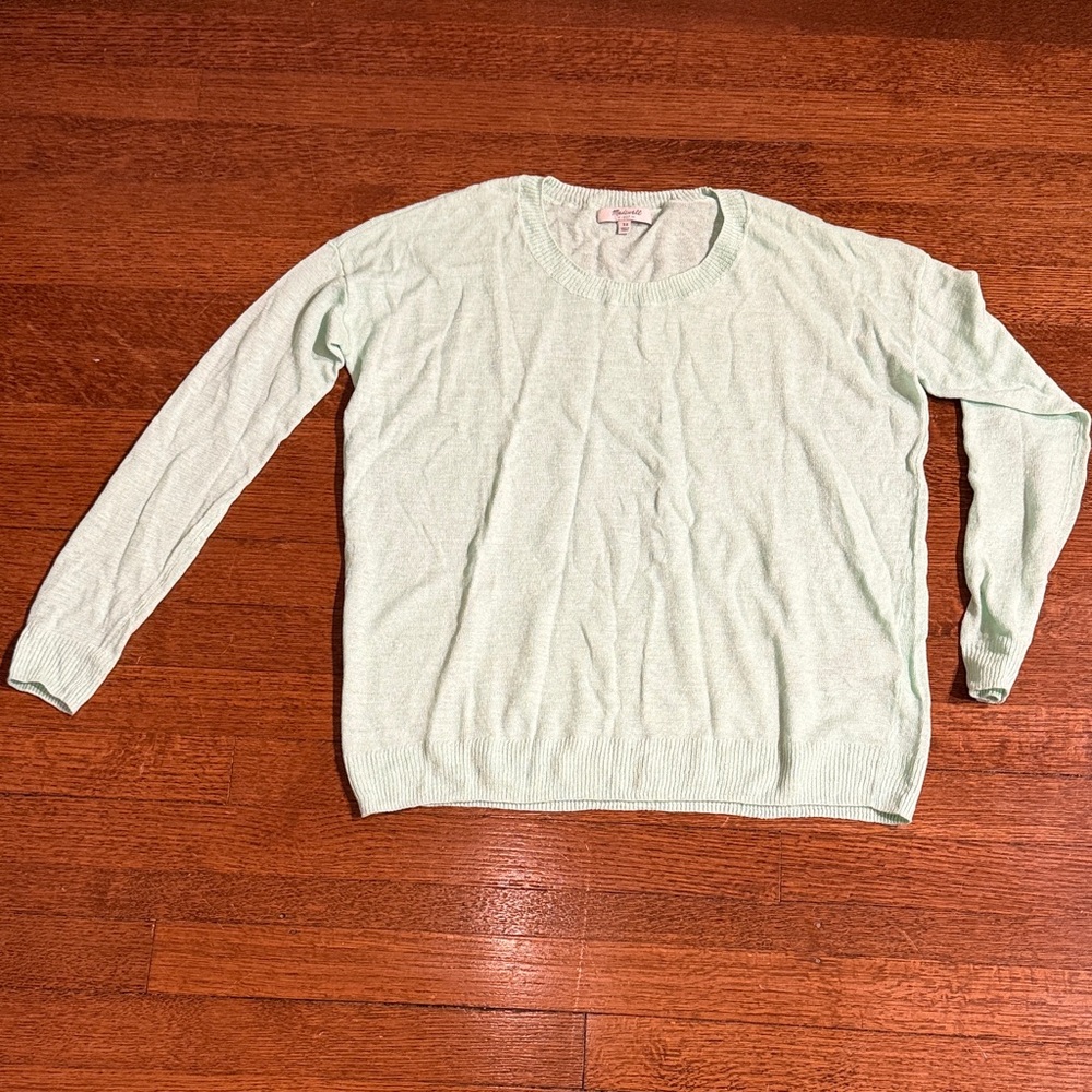 Madewell Women’s Mint Green light Sweater